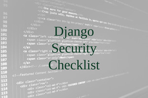 Background with HTML and text Django security best practices
