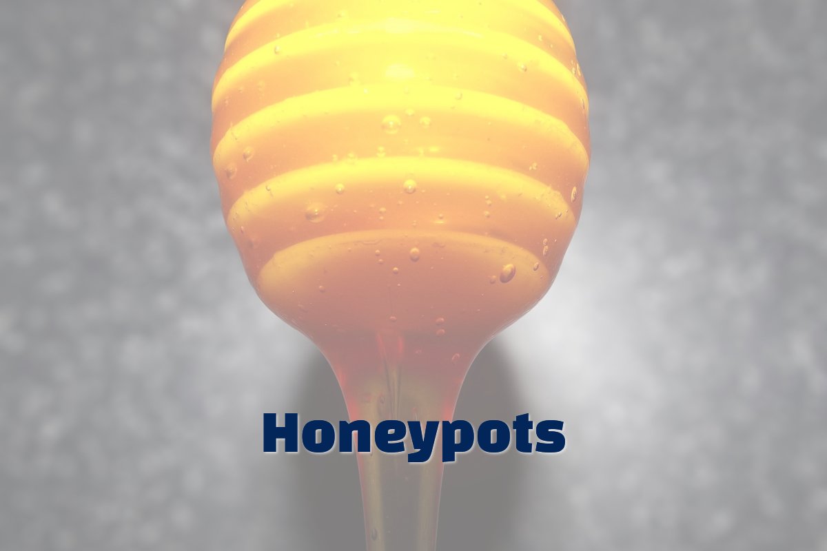 Image of dripping honey with honeypots text